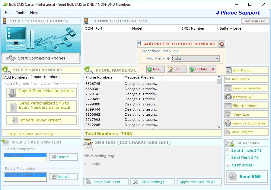 Bulk SMS Caster Professional Bulk SMS Caster Professional