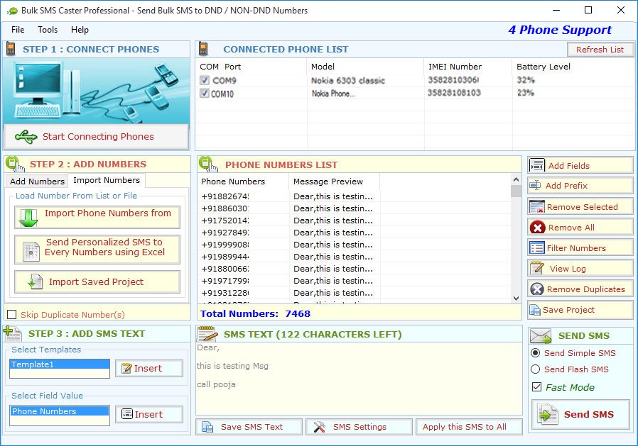 Bulk SMS Caster Professional Bulk SMS Caster Professional