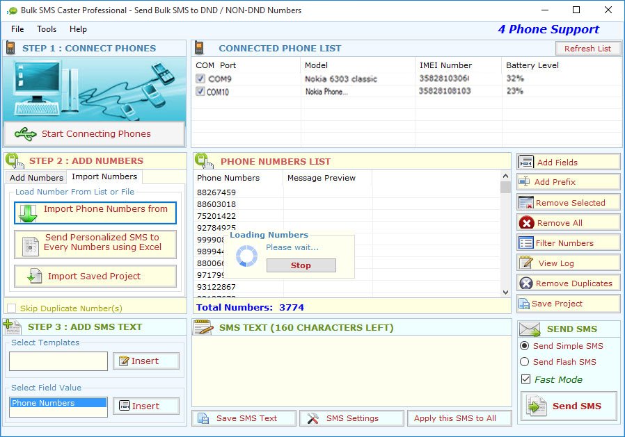 Bulk SMS Caster Professional Bulk SMS Caster Professional