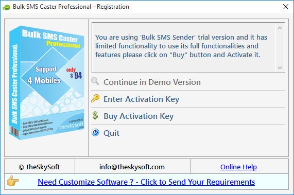 Bulk SMS Caster Professional Bulk SMS Caster Professional