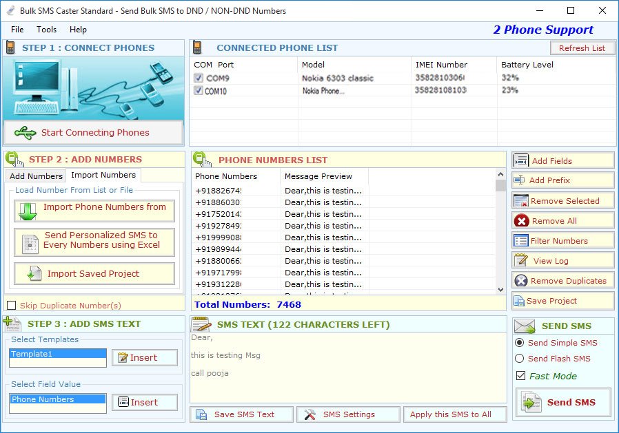 Bulk SMS Caster Professional Bulk SMS Caster Professional
