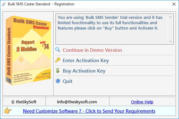 Bulk SMS Caster Professional Bulk SMS Caster Professional