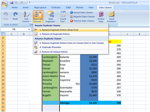 Excel Data Cleaner Excel Data Cleaner