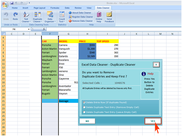 Excel Data Cleaner Excel Data Cleaner
