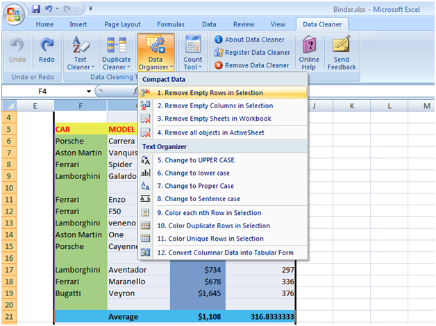 Excel Data Cleaner Excel Data Cleaner