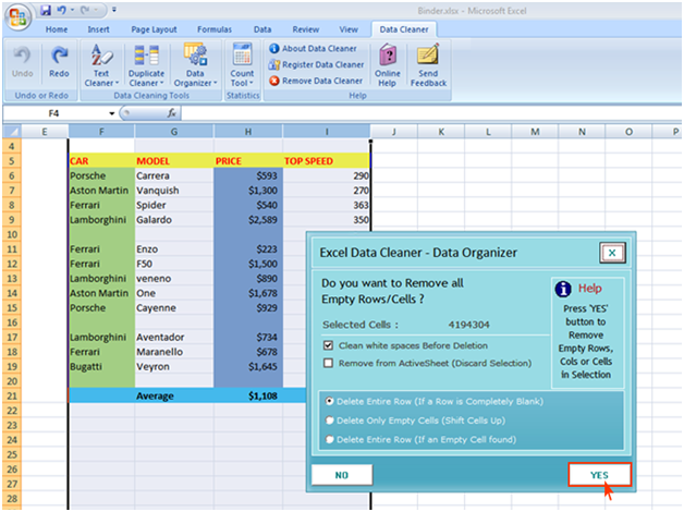 Excel Data Cleaner Excel Data Cleaner