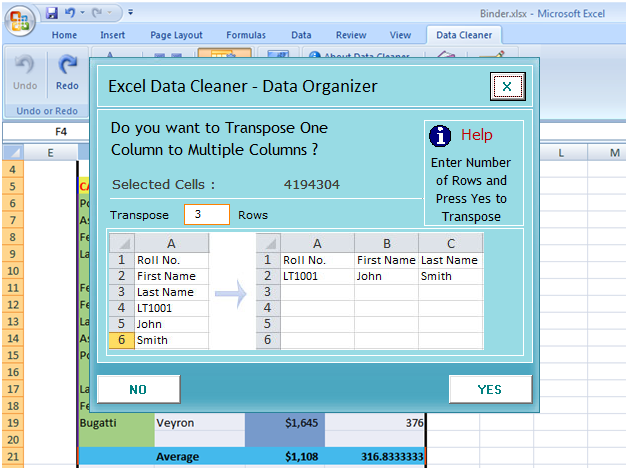 Excel Data Cleaner Excel Data Cleaner