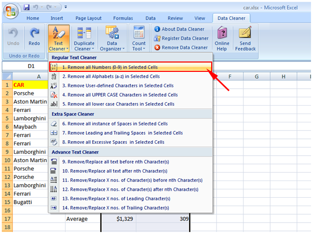 Excel Data Cleaner Excel Data Cleaner