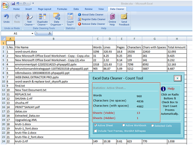 Excel Data Cleaner Excel Data Cleaner