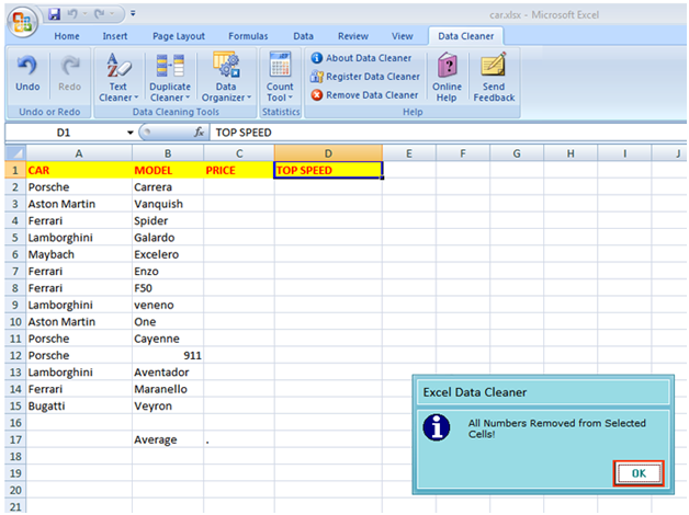 Excel Data Cleaner Excel Data Cleaner