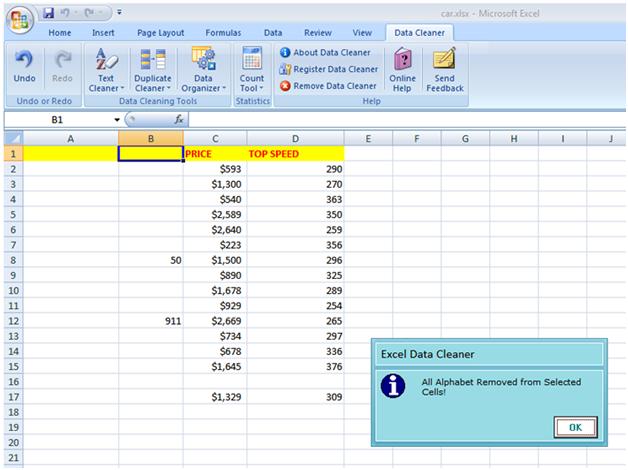 Excel Data Cleaner Excel Data Cleaner