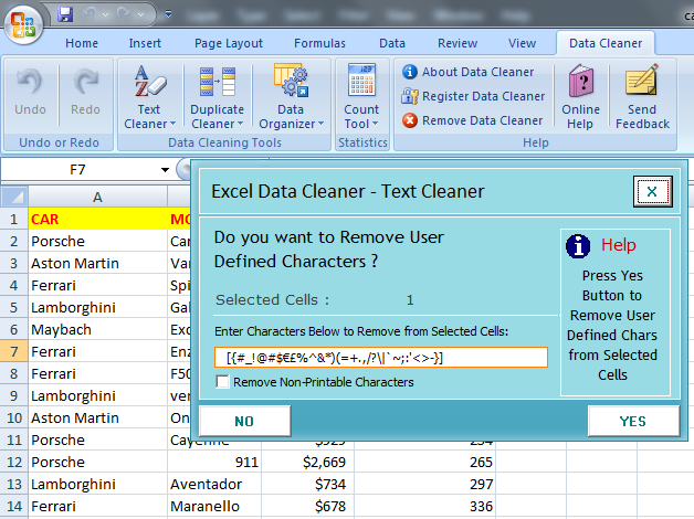 Excel Data Cleaner Excel Data Cleaner