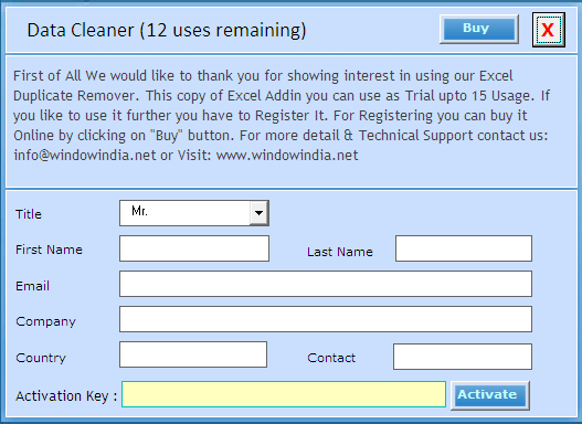 Excel Data Cleaner Excel Data Cleaner