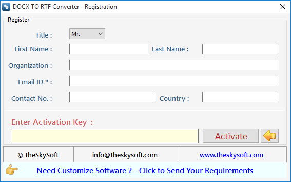 Docx to RTF Converter Docx to RTF Converter