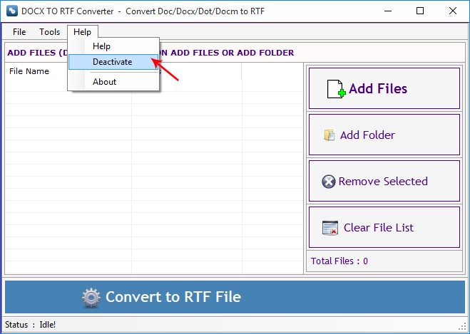 Docx to RTF Converter Docx to RTF Converter
