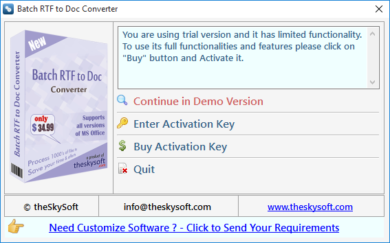 RTF to Doc Converter RTF to Doc Converter