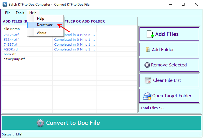 RTF to Doc Converter RTF to Doc Converter