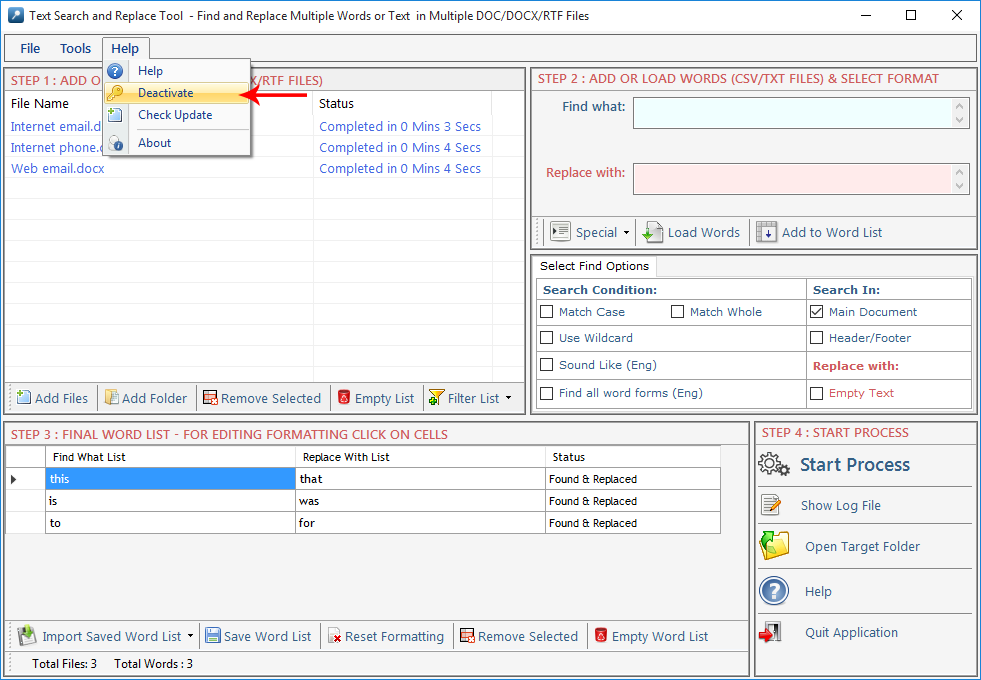 Text Search and Replace Tool Text Search and Replace Tool