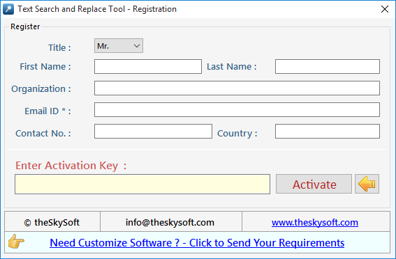 Text Search and Replace Tool Text Search and Replace Tool