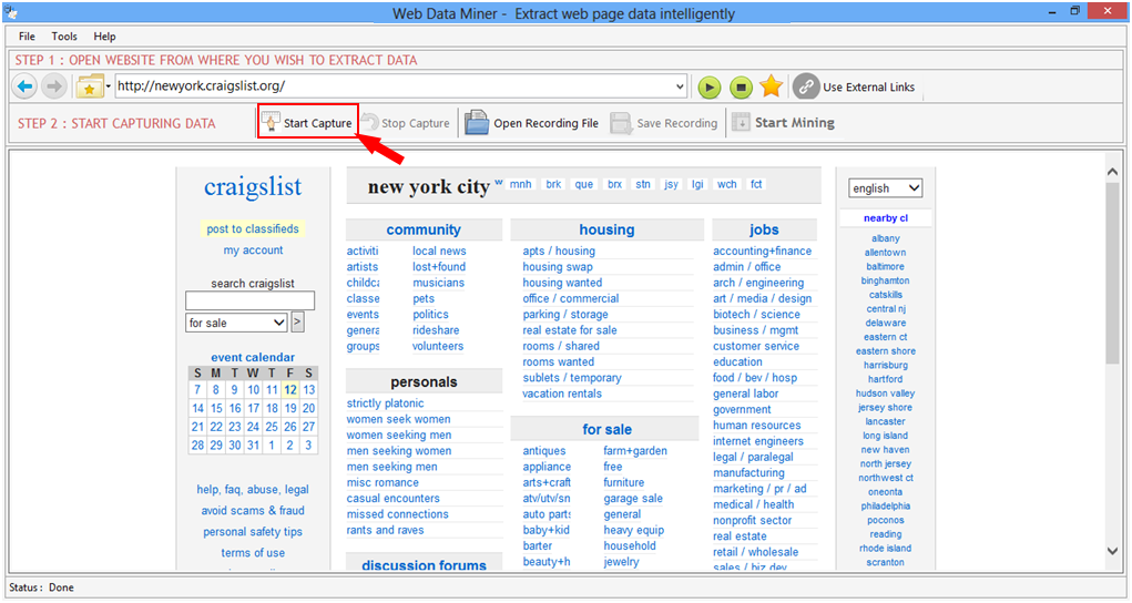 Web Data Miner Web Data Miner