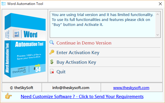 Word Automation Tool Word Automation Tool
