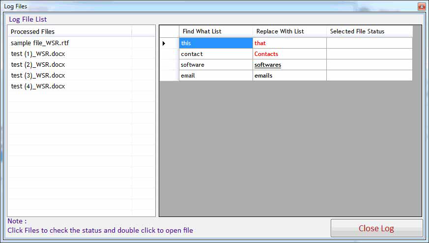 Word Search and Replace Tool Word Search and Replace Tool