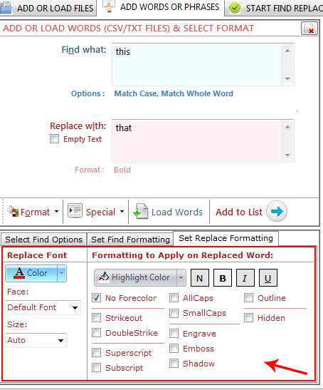 Word Search and Replace Tool Word Search and Replace Tool