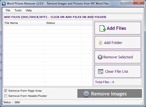 Word picture Remover Word picture Remover